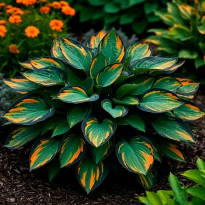 Хоста Бархатный Полог купить по цене от 560р. в интернет-магазине «Посадика» с доставкой почтой в в Краснослободске и по всей России – [изображение №1].